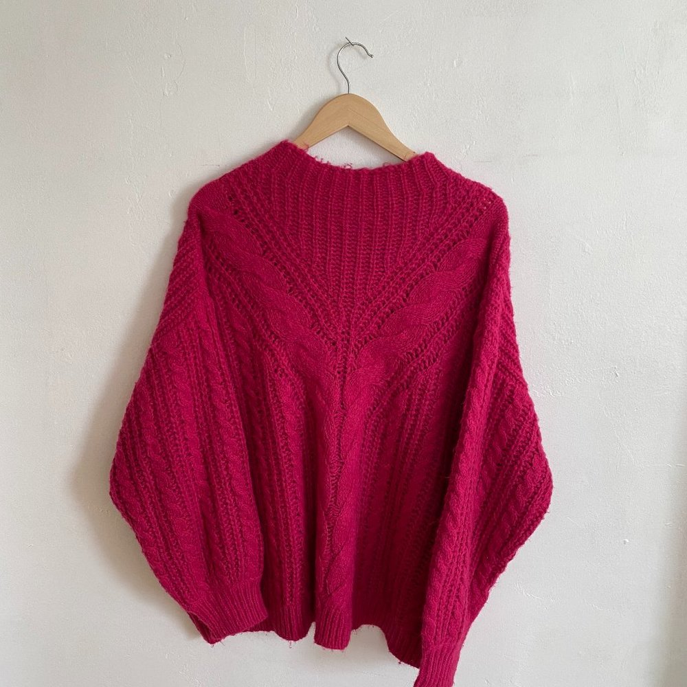 Fuschia AVA & VIV Knit Sweater